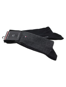 TOMMY HILFIGER Pánské černé ponožky 2 páry 701226104-002