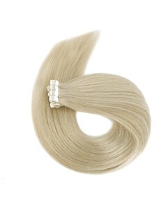 Vlasové PU pásky MINI tape in na prodlužování vlasů 30cm šedá