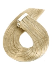 Vlasové PU pásky MINI tape in na prodlužování vlasů 30cm světlá šedá