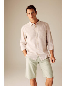 DEFACTO Regular Fit Polo Neck Long Sleeve Shirt