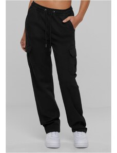 UC Ladies Dámské kalhoty Cargo Twill s vysokým pasem černé