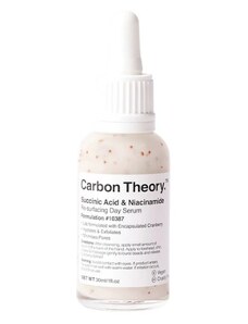 Carbon Theory Denní pleťové sérum Succinic Acid & Niacinamide (Re-surfacing Day Serum) 30 ml