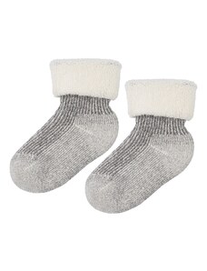 Vlnka Dětské ponožky s ovčí vlnou Merino froté bílá