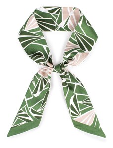 Dámský hedvábný šátek Wittchen, béžovo-zelená, hedvábí
