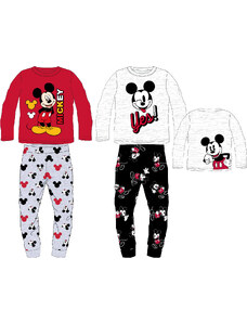 Mickey Mouse - licence Chlapecké pyžamo - Mickey Mouse 5204A519, červená / šedý melír