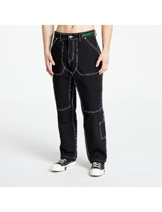 Pánské kalhoty PLEASURES Ultra Utility Pants Black
