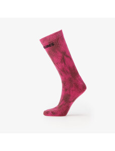 Pánské ponožky PLEASURES Indie Dye Socks Pink