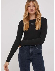 Svetr Calvin Klein Jeans dámský, černá barva, lehký, J20J223233