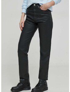Džíny Calvin Klein Jeans dámské, černá barva, J20J222431