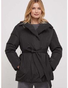 Péřová bunda Blauer dámská, černá barva, zimní