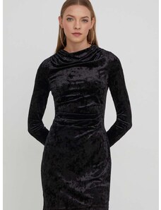 Šaty Superdry černá barva, mini