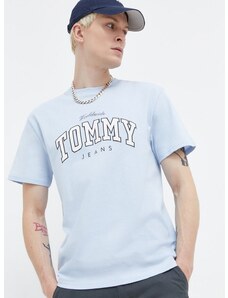 Bavlněné tričko Tommy Jeans s potiskem