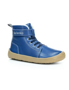 Be Lenka Winter Kids Ocean Blue zimní barefoot boty