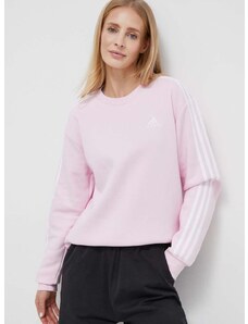 Mikina adidas dámská, růžová barva, s aplikací, IM0209