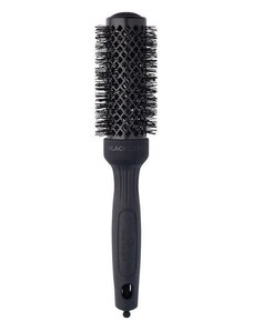 Olivia Garden Black Label Thermal Brush TH034 Černý kulatý kartáč na vysoušení vlasů 34 mm