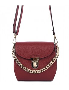 Luxusní italská kabelka z pravé kůže VERA "Binea" 14x15cm