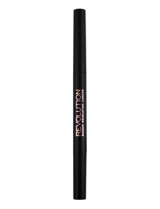 Makeup Revolution Revolution Duo Brow Definer Pencil 0,15 g Tužka na obočí Dark Medium