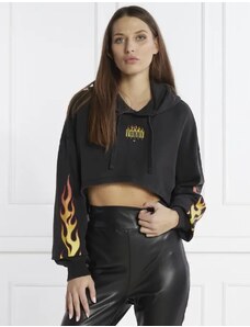 Tommy Jeans Mikina VINTAGE FLAME HOODIE | Cropped Fit