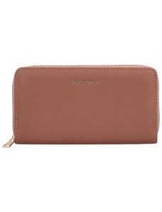MaxFly Velká stylová dámská koženková peněženka Julien, sytě růžová