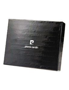 Pánská kožená peněženka na šířku Pierre Cardin Hullkey, černá