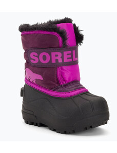 Dětské sněhule Sorel Snow Commander purple dahlia/groovy pink