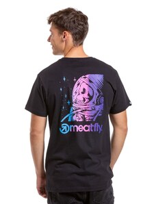 Meatfly pánské tričko Cosmic Black | Černá | 100% bavlna