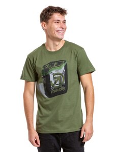 Meatfly pánské tričko Fueled Olive | Zelená | 100% bavlna