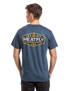 Meatfly pánské tričko Lampy Navy Heather | Modrá | 100% bavlna