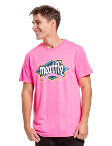 Meatfly pánské tričko Rockit Neon Pink | Růžová