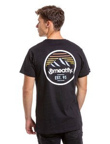 Meatfly pánské tričko Peaky Black | Černá | 100% bavlna