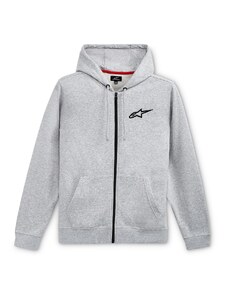 mikina AGELESS CHEST HOODIE ALPINESTARS (šedá/černá)