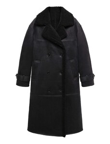 MANGO Zimní kabát 'Mamba' černá