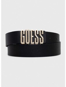 Pásek Guess MERIDIAN dámský, černá barva, BW9069 P4135