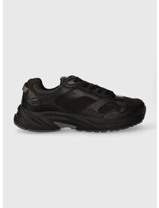 Kožené sneakers boty BOSS Levitt černá barva, 50513142