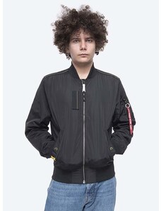 Bomber bunda Alpha Industries MA-1 Parachute 116104 03 černá barva, přechodná