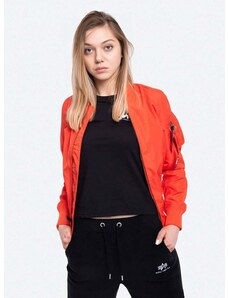 Bomber bunda Alpha Industries MA-1 TT 141041 577 červená barva, přechodná