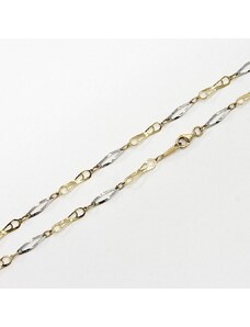 Zlatý náhrdelník bicolor MG AU 585/1000 5,10gr ARP037102T