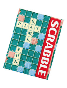 Carbotex Mikroplyšová deka Scrabble 150x200 cm