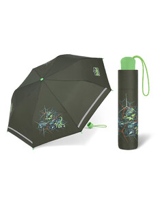 Scout Dino Hunter chlapecký skládací deštník s reflexním páskem