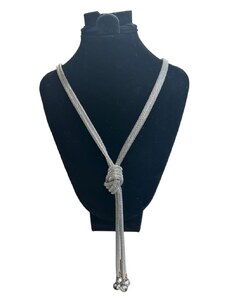BAZAR-Metal Náhrdelník - uzlový design