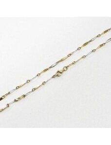 Zlatý náhrdelník bicolor MG AU 585/1000 3,75 gr ARP037102X