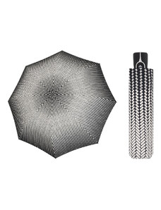 Doppler Magic Fiber Black & White Traced dámský plně automatický deštník