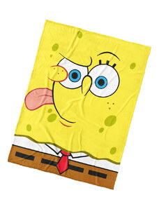 Carbotex Dětská deka Sponge Bob Emoji 150x200 cm