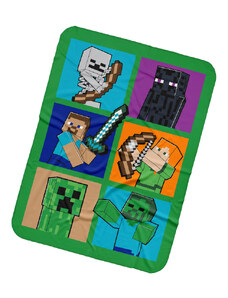 Carbotex Dětská deka Minecraft Figure 150x200 cm