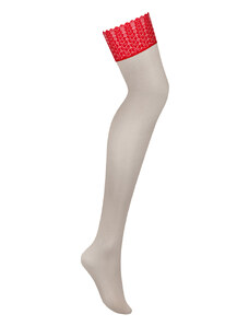 Obsessive Červené punčochy Ingridia stockings