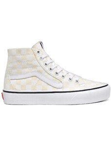 Dámské boty VANS Wmns SK8-High Checkerboard White-Yellow