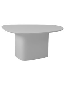 Světle šedý lakovaný konferenční stolek RAGABA CELLS 90 x 55 cm