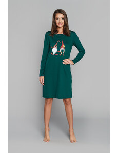 Italian Fashion Santova dámská košile s dlouhým rukávem - zelená
