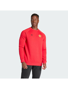 Adidas Mikina Manchester United Essentials Trefoil Crew