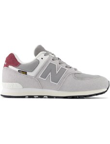 Dětské boty New Balance GC574KBR – šedé